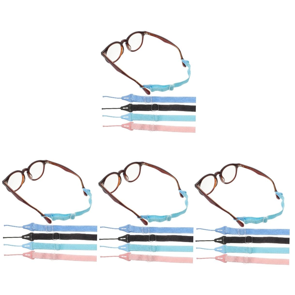 Artibetter de lunettes anti-chute lunettes reglables sunglasses accessoires de lunettes sangle d'oreille pour lunettes portables cordon d'oreille pour lunettes quotidiennes