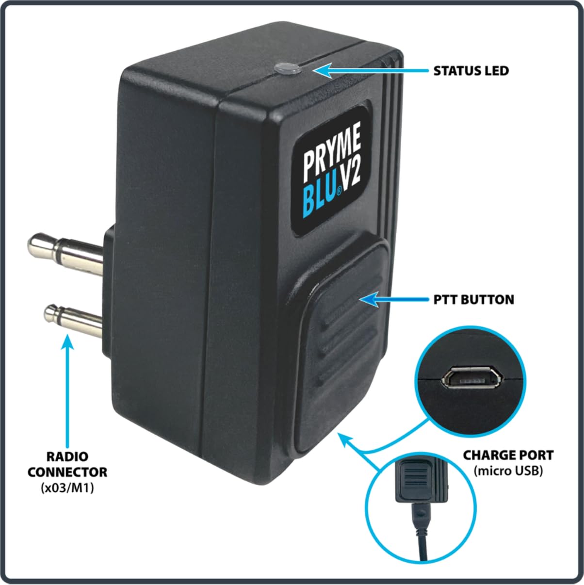 Amazon.com: PRYMEBLU® BT-503-V2 Bluetooth Adapter for Motorola 2