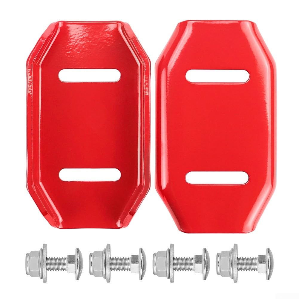 Coppia di pattini compositi per spazzaneve Toro 726 826 828 926 928 928 1028 1128 sostituisce A107bd 106-4588-01 rosso resistente hardware incluso