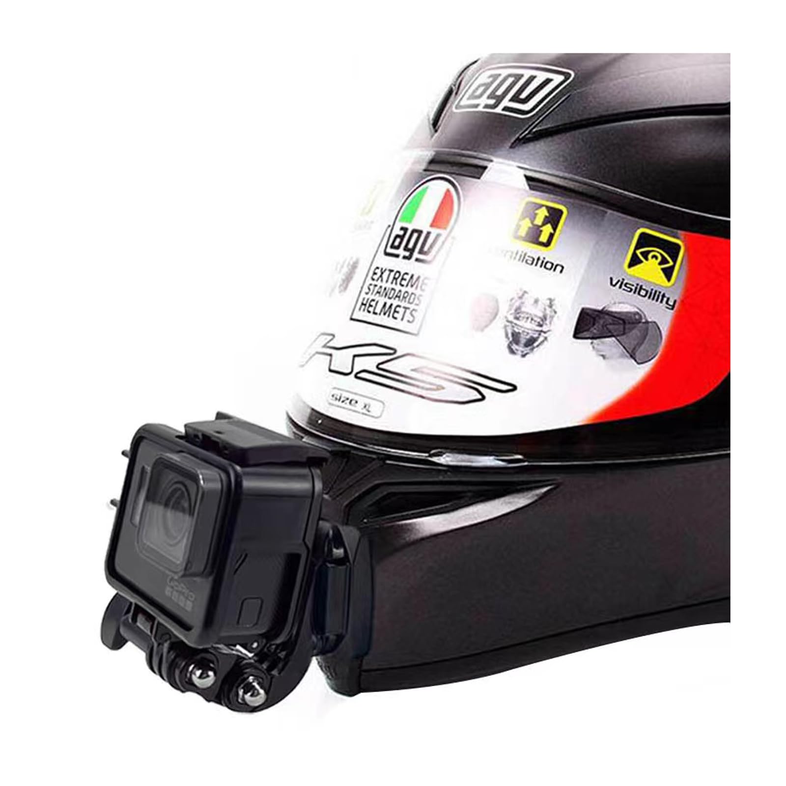 agv k5 gopro mount StableNeino AGV-K5/K5S Aluminum Chin Kits Customization Universal Clamp Mount for Action Cameras Electronics Marchi. Marchi: Zaini Donna-5 electric lowrider bicycle Tracer Weight:#8 Zo hoef je je