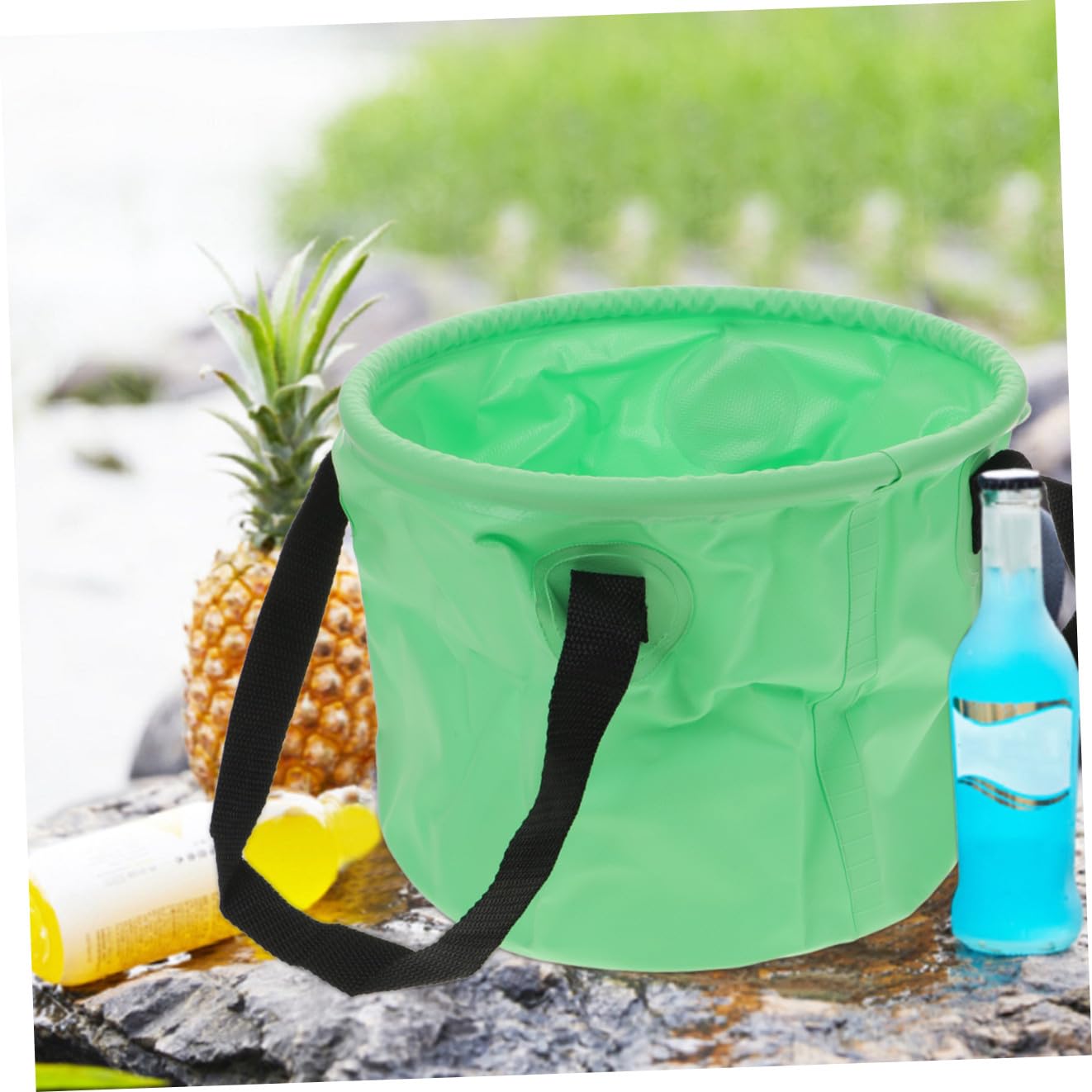 DECHOUS Secchio Richiudibile 10l Blu, Leggero per Campeggio