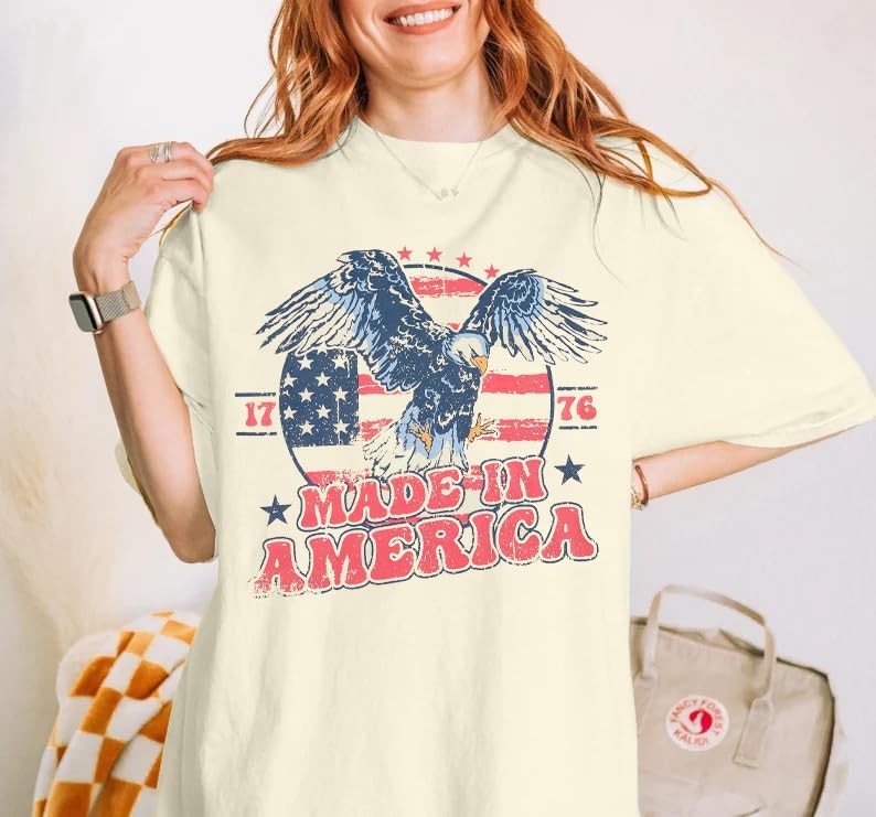 4th of July Outfits for Women Patriotic Shirt American Flag Tshirt Womens Patriotic Shirts USA Flag Tops - Image 4