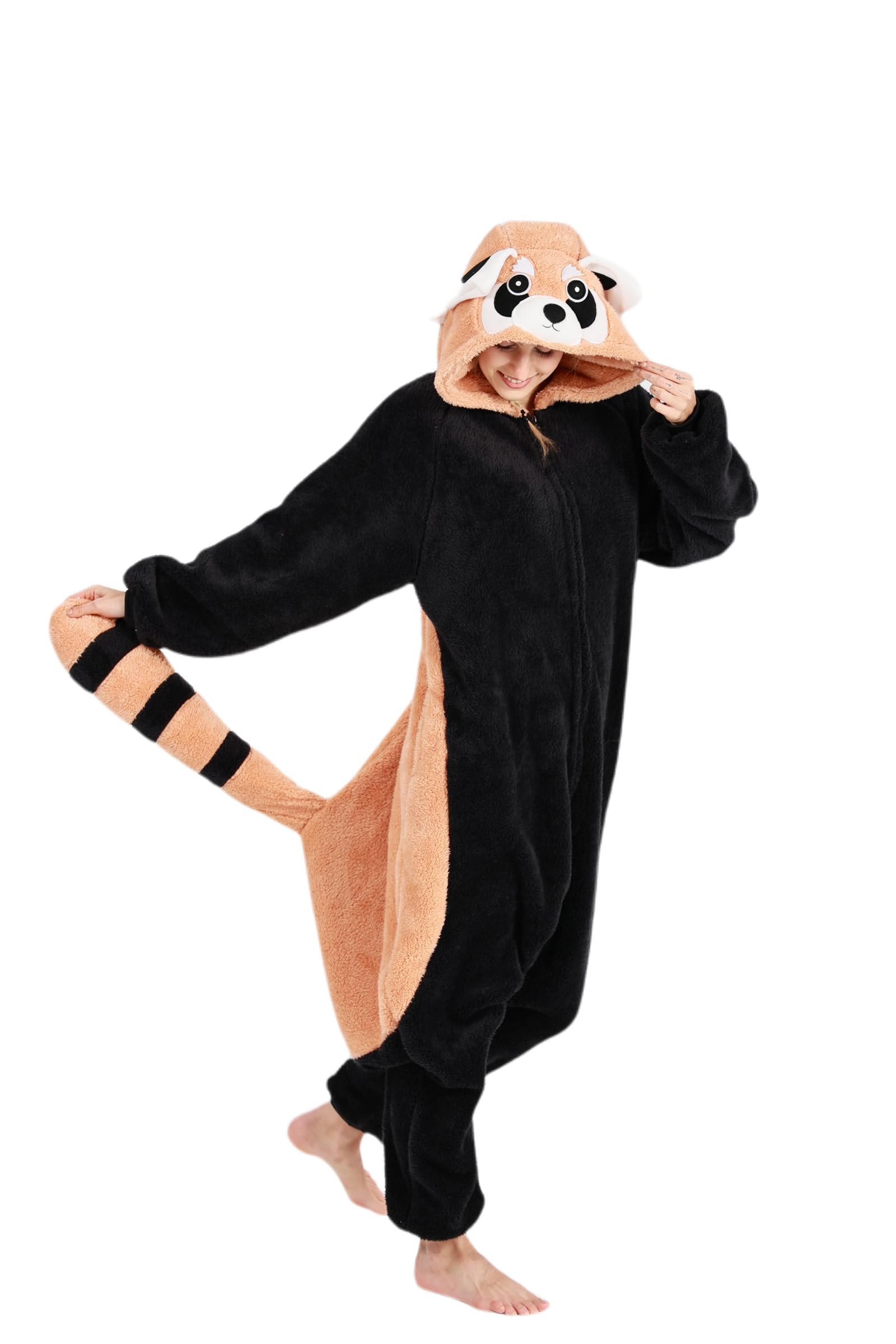 Unisex Pigiama Animale Cosplay Carnevale Halloween Costume per Uomo Donna One Piece Sleepwear