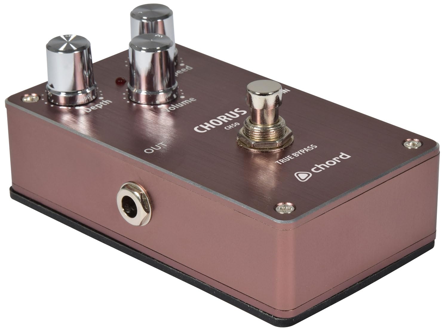 Pedale Chorus Chord CH-50 per Chitarra con Controlli Depth Speed Volume, Effetto Chorus Analogico Compatto 9V