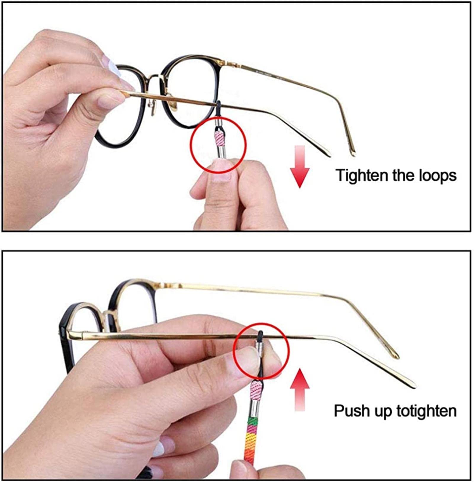 Cadena para Sujetar Gafas étnicas, Soporte para Gafas, Correa para el Cuello