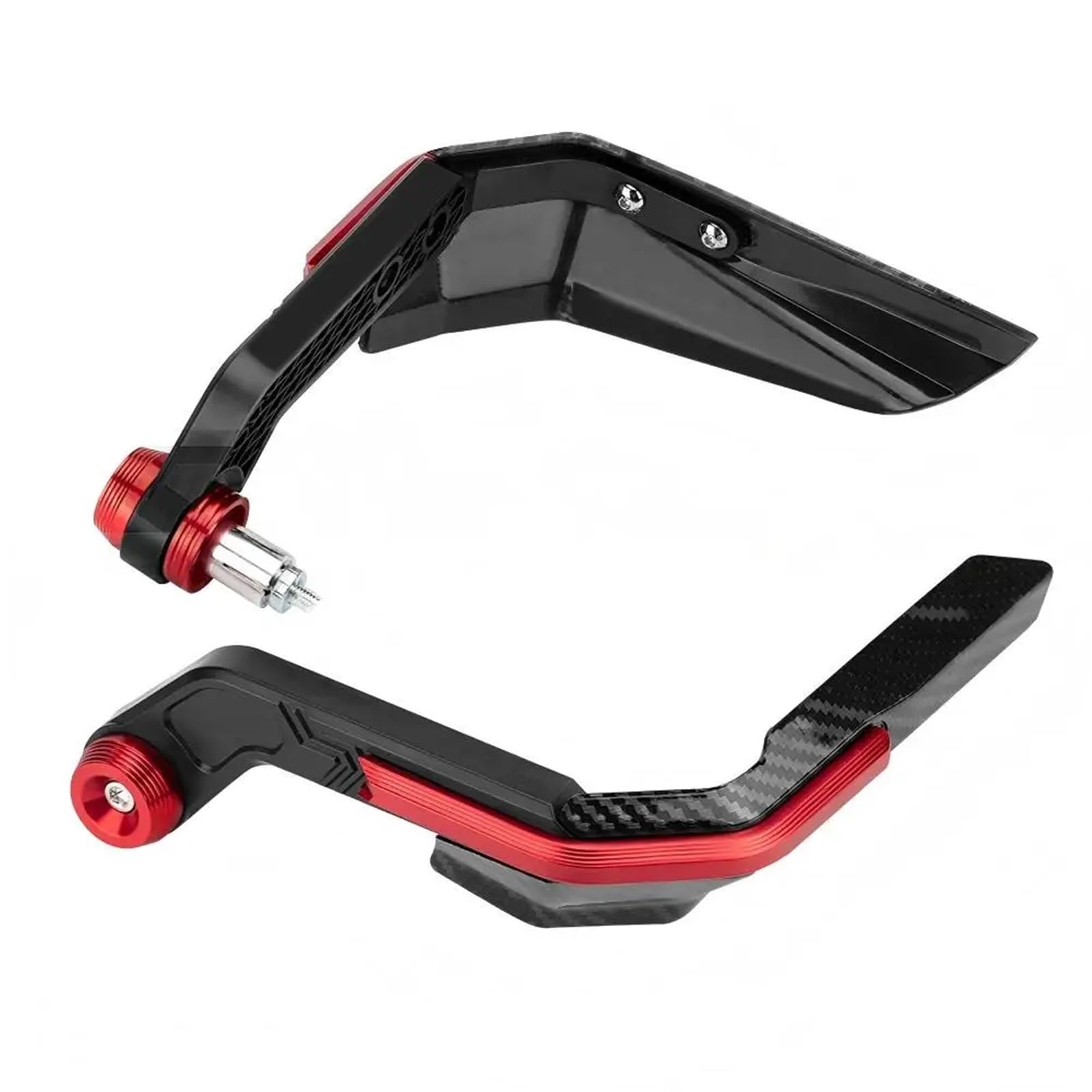 Paramani Motocross Paramani per moto Manubrio Protezione antivento Motocross Dirt Bike Barra per spazzole(Black)