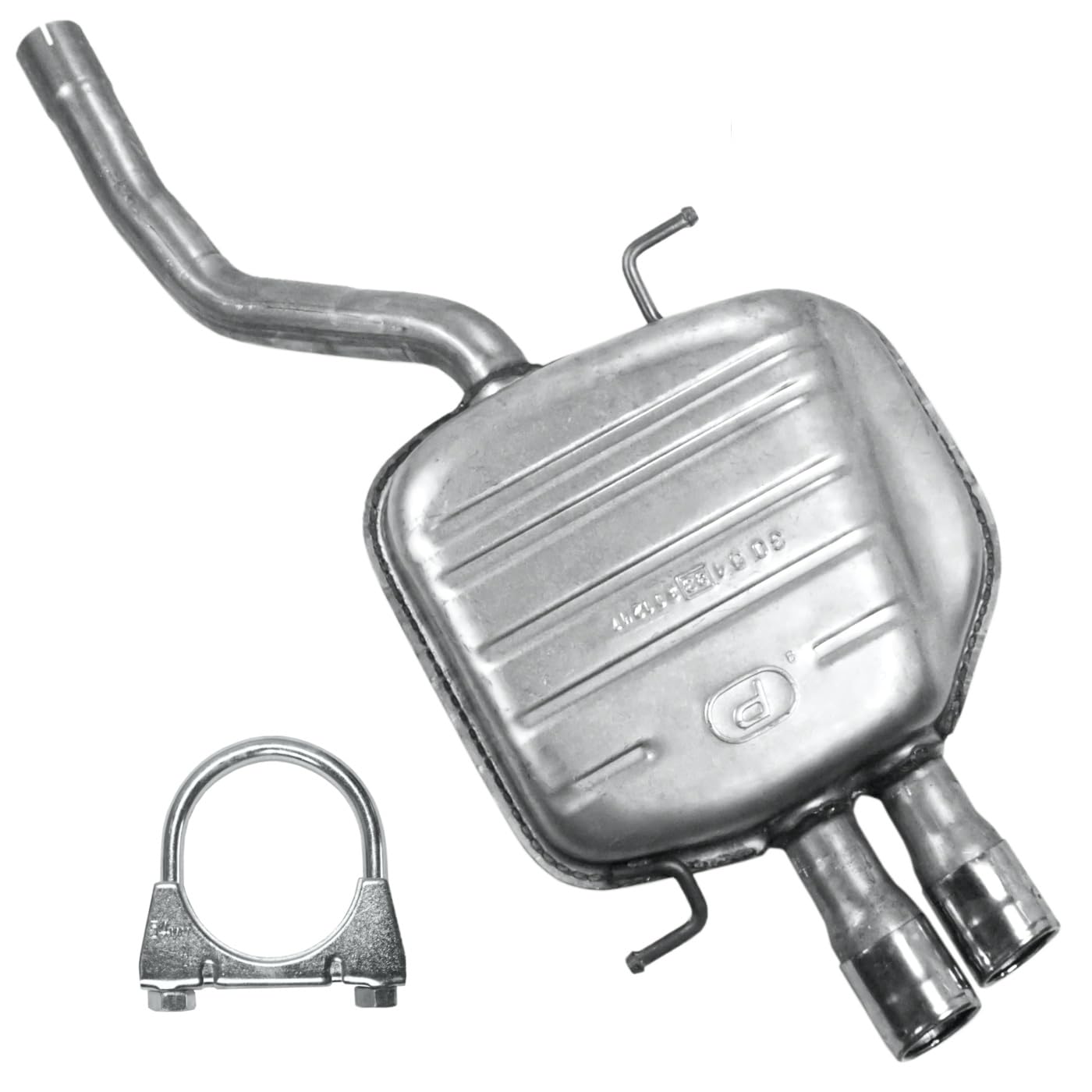 POLMOstrow Auspuff für VW Passat B6 2005-2010 | Endtopf, Motoren: 1.8 TSI - 1.9 TDI - 2.0 TDI - 2.0 FSI | Kombi, Limousine
