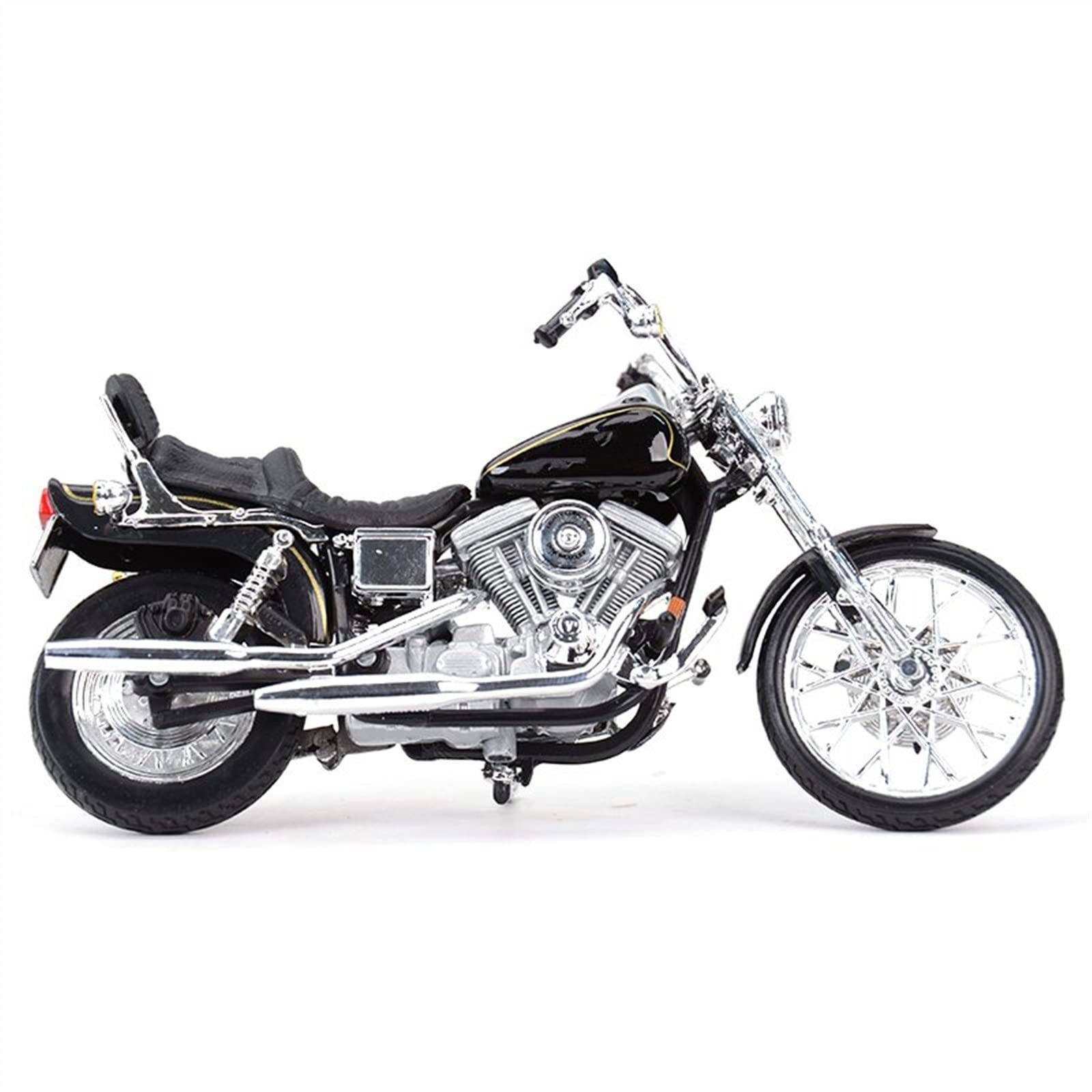 SEYXF Motorbike Toy Motorcycle Toys Collection for Harley FXDWG for Dyna Wide Glide 1997 Die Cast Vehicles Birthday Gift 1/18