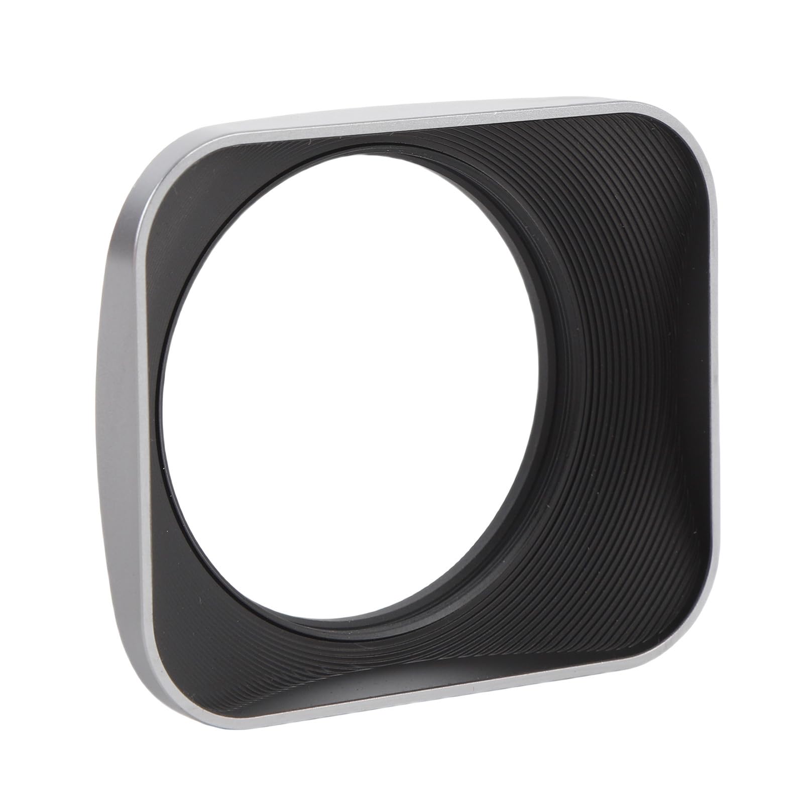 Paraluce per Fotocamera, Protezione per Paraluce Quadrato in Lega di Alluminio, Copriobiettivo con Design Protettivo, Ideale per DSLR, Mirrorless (52 mm)