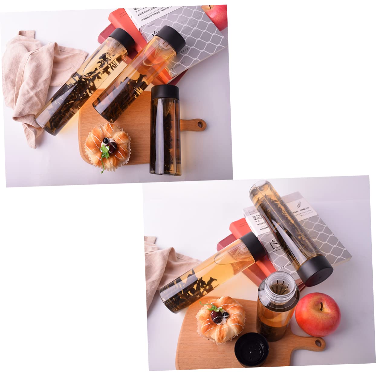 Alipis 12 Pack Pet Water Bottles Empty Juice Containers for Storage Daily Use