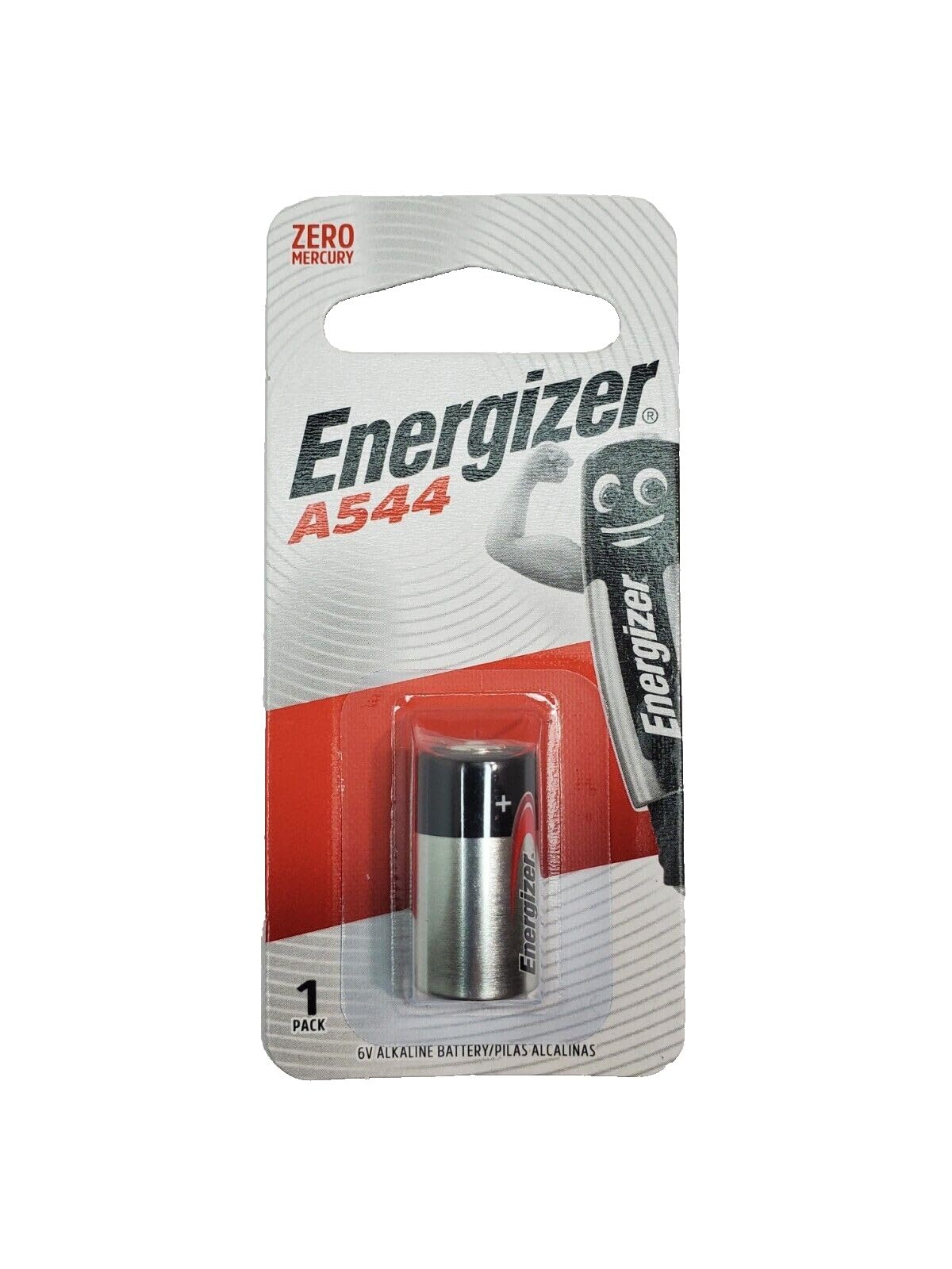 Energizer 4LR44/A544 Alkaline Batteries, 6V, Pack of 1