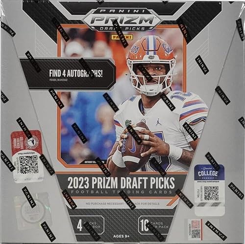Panini Prizm Draft Picks - Caja de fútbol universitario 2023
