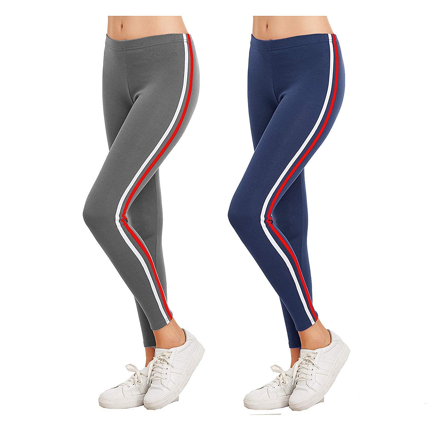 fitg18 Women Yoga Track Pants | Stretchable Sports Tights | Track Pant (Pack of 2-Free Size 28-34 Inch)-picture-47