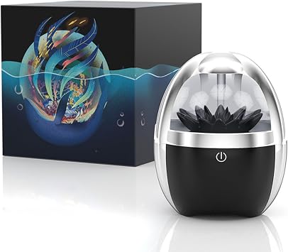 Diyeeni Magnetic Fluid Speaker Portable Ferrofluid Sound Visualizer, Colourful Lights Desktop Decoration, Small Magnetic Fluid Lamp for Camping Picnics, Wireless Bluetooth Speake