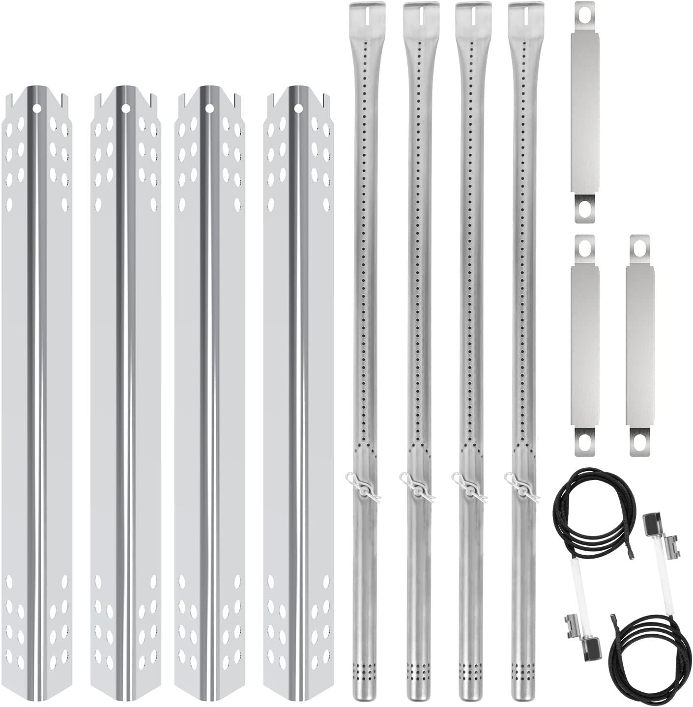 Stainless Steel Grill Part Kit for Charbroil Performance 4 Burner 463347017, 463361017, 463673017, 463376217, 463342119, 463376018P2, G470-0004-w1 Liquid Propane Grills