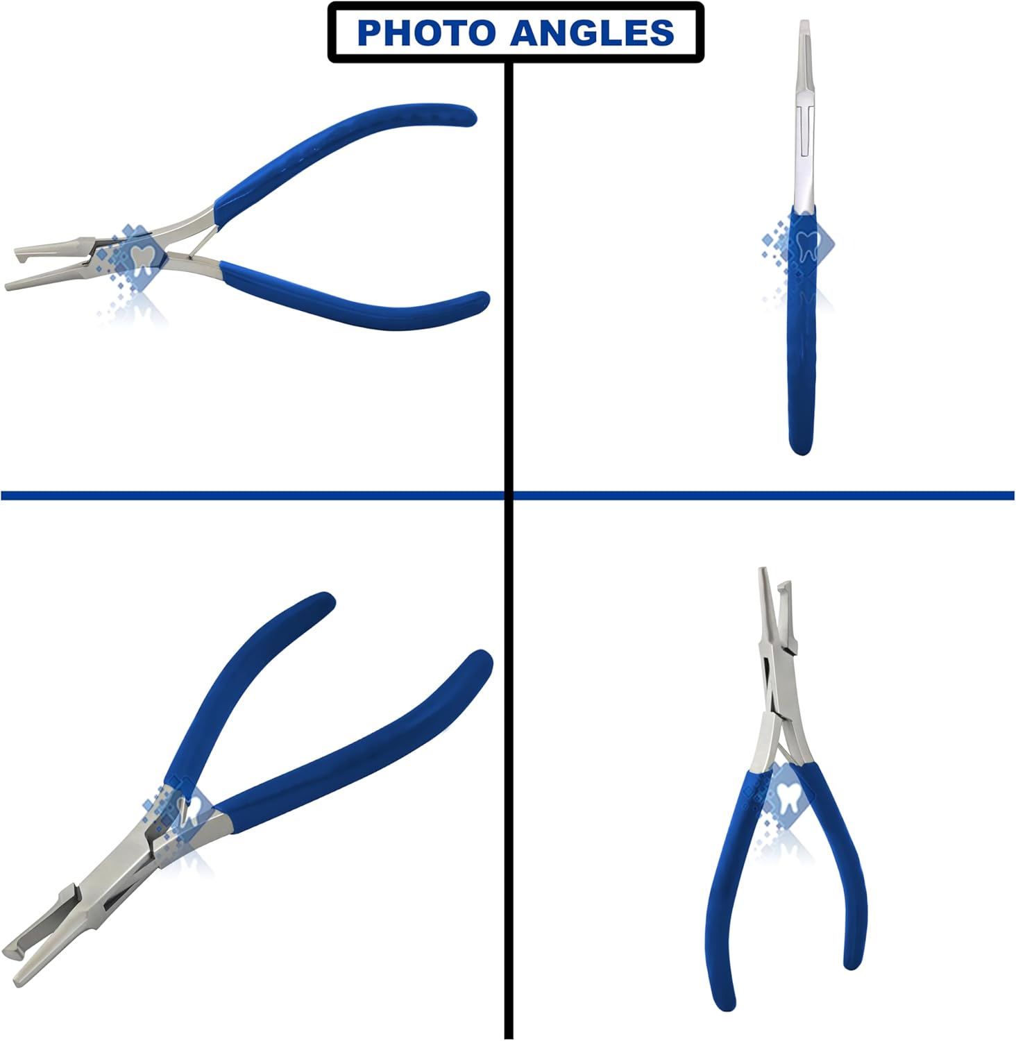 OdontoMed2011 D-3779-B-Mini Split Ring Pliers 5" Blue Handle ODM