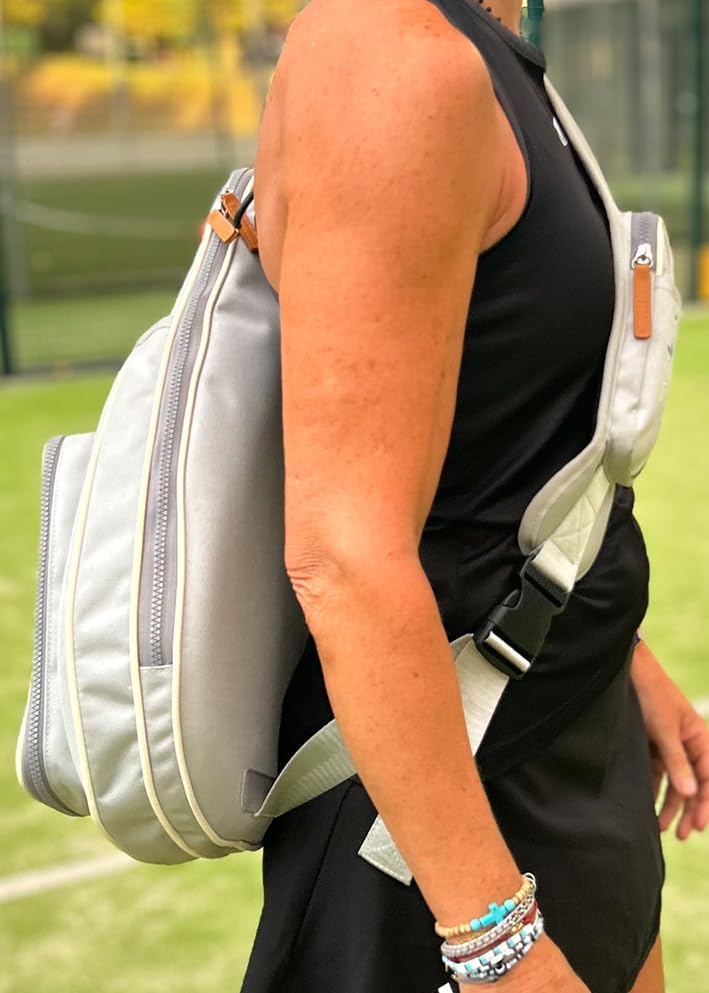 Miniatura 4 de P.ala Juego de pala de pádel y bolsa gris Mónaco