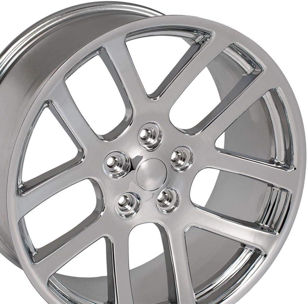 OE Wheels DG51 22 Inch Rim Fits Ram SRT Style 5x139.7 22x10 Chrome - Hollander 2223 (1)