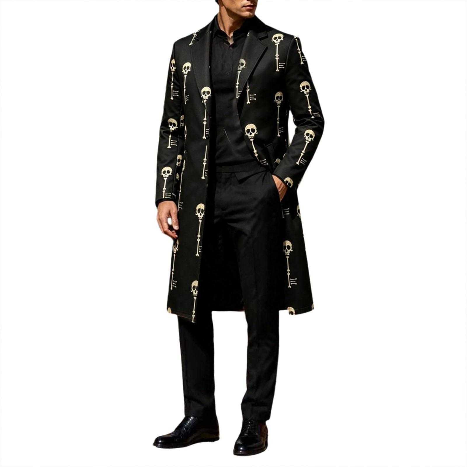 Halloween Costume Uomo, Vestito Halloween Uomo Oscuro