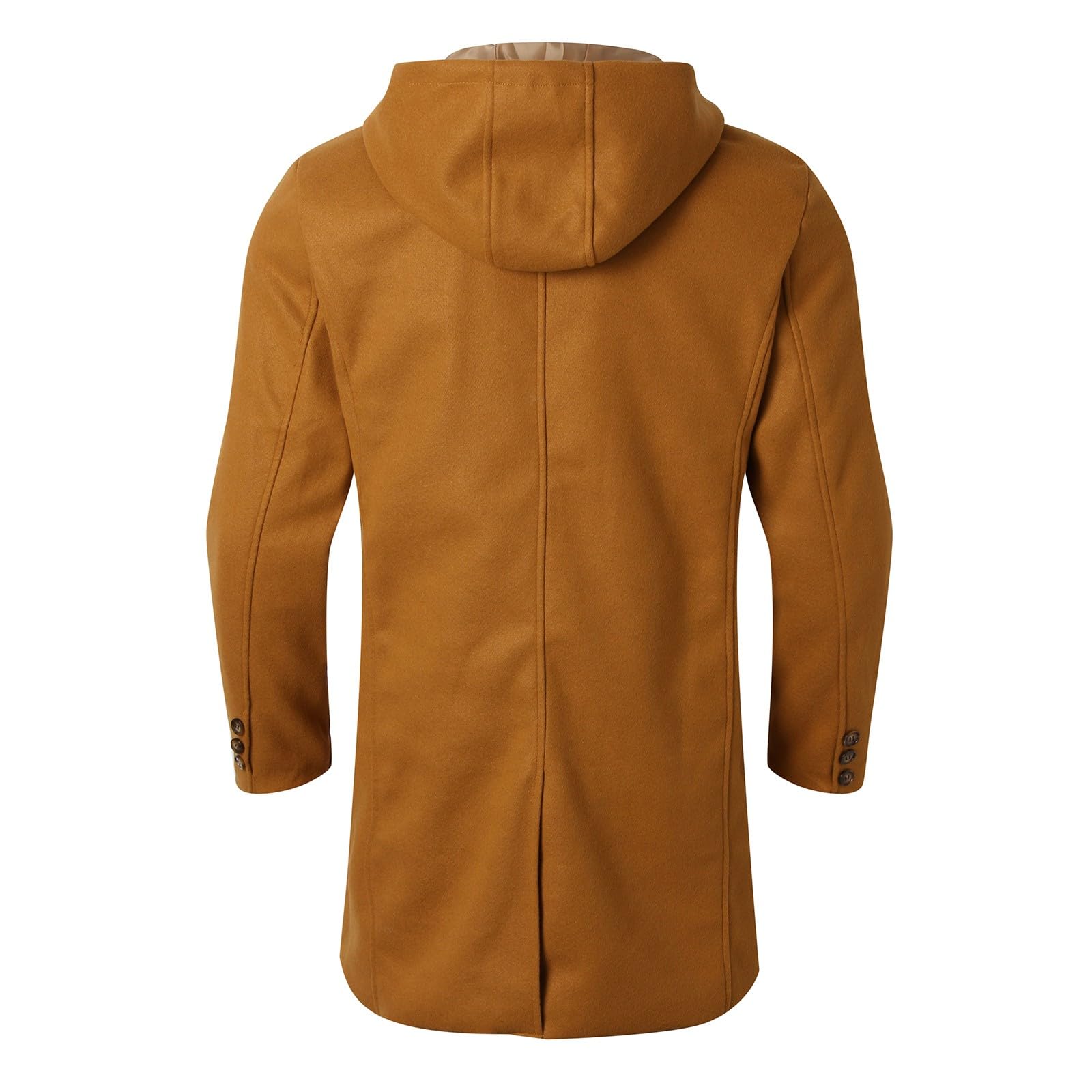 Giacconi Invernali Uomo,Men&aposs Anoraks | Cappotto invernale maschile in lana lungo stile moderno caldo e morbido giacca resistente alle intemperie