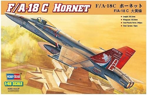 Hobby Boss F/A-18C Kit de construcción de modelo de avión Hornet