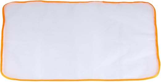 Fdit Pack of 2 Protective Ironing Scorch-Saving Mesh Pressing Pad Mesh Cloth High Temperature Anti Skid Anti Scalding Ironing Heat Insulation Pad Household (L)