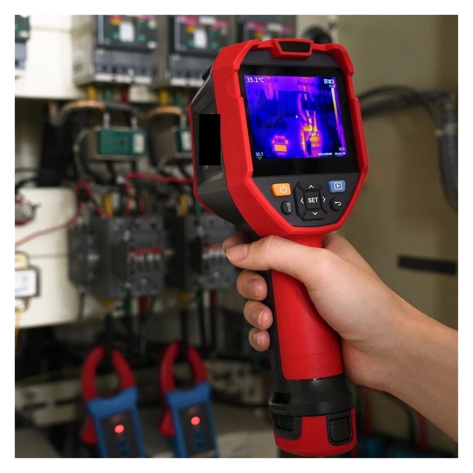 Telecamera termica Termocamera a infrarossi Circuito PCB industriale Rilevamento del riscaldamento a pavimento Analisi del PC Telecamera for imaging termico con alta risoluzione