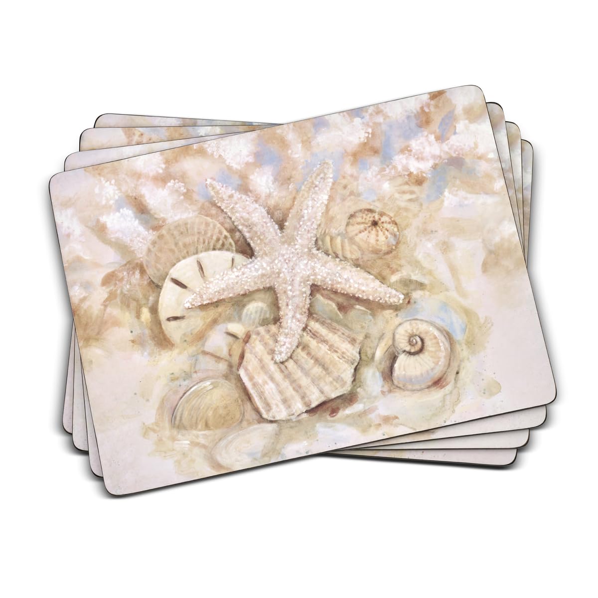 Amazon.com: Pimpernel Shell Hunt Collection Placemats & Coasters