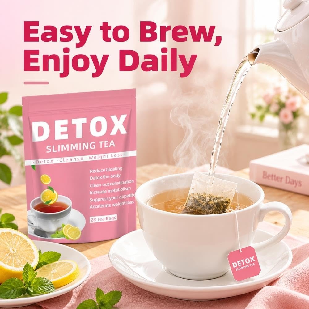 Té De Desintoxicación Hierbas Naturales, Apoyo Al Bienestar 28 Días