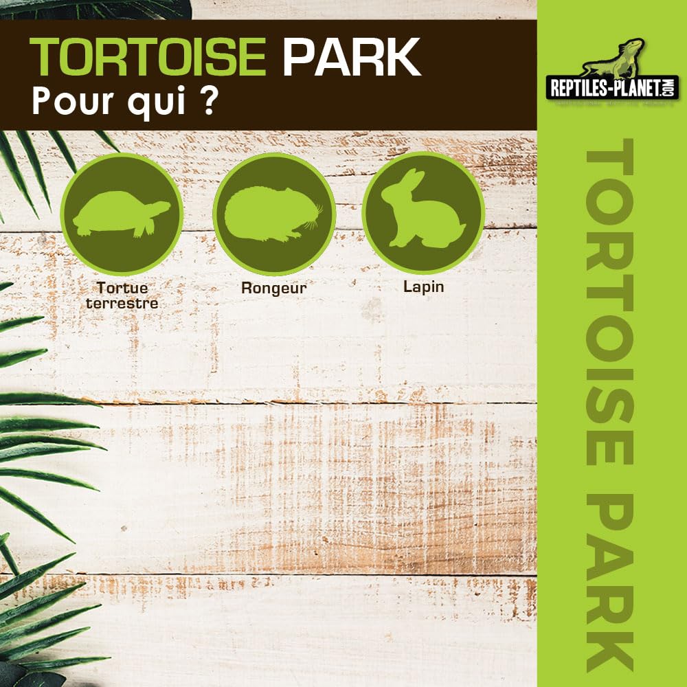 Reptiles Planet Obudowa zewnętrzna Tortoise Tortoise Park, 200 x 100 x 25 cm