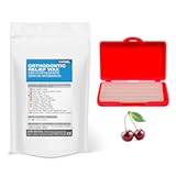 Carmel Orthodontic Wax in a Cherry Scented Box, Pack of 12, Relief Wax for Braces, Dental Appliances, Damaged Teeth, Dental Patient Wax