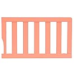 Dream On Me Universal Convertible Crib Toddler Guard Rail in Fusion Coral, Compatible with Select Cribs, Crib to Toddler Bed Conversion, Easily Attachable