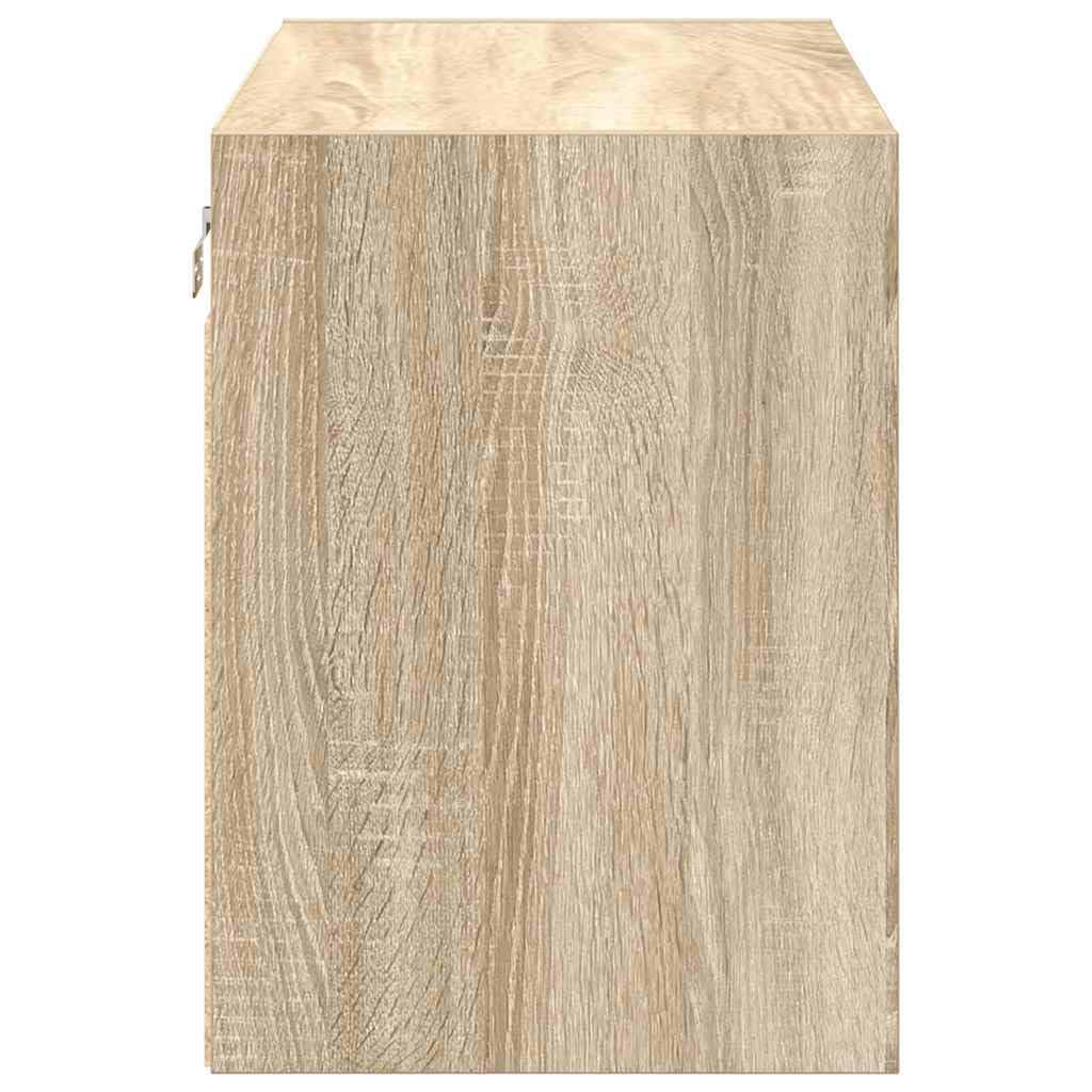 Générique Armoire Murale de Garage chêne Sonoma Bois d'ingénierie,Entreprise & Industrie,Stockage Industriel,Armoires industrielles,Brun,9.95 KG,860647