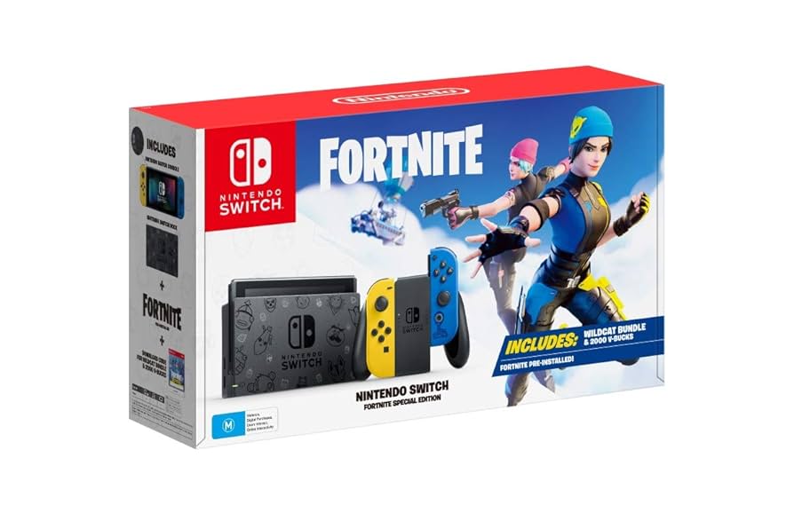 Nintendo Switch FORTNITE版 Nintendo Switch Console [ Fortnite Wildcat Bundle Limited