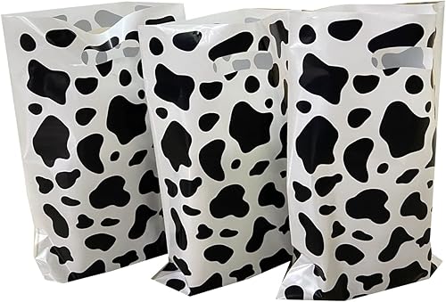 Miniatura 5 de 30 bolsas de golosinas con estampado de vaca, bolsas de golosinas, bolsas de regalos de fiesta, bolsas de regalo con temática de animales para