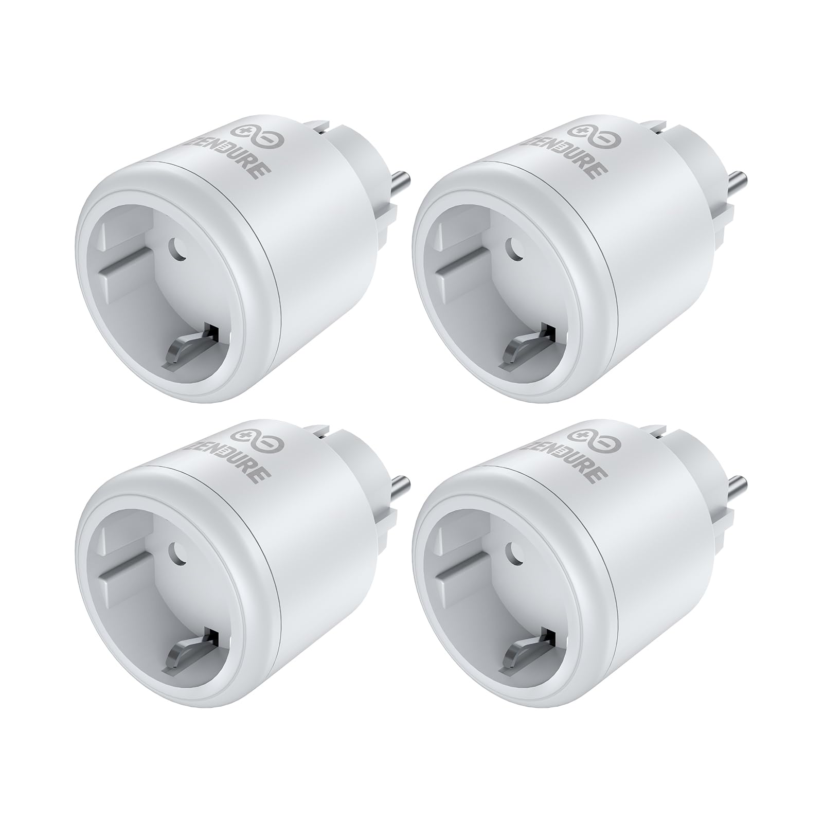 Zendure Intelligenter Steckdose Pro, WLAN-Smart-Steckdose (4er-Pack)