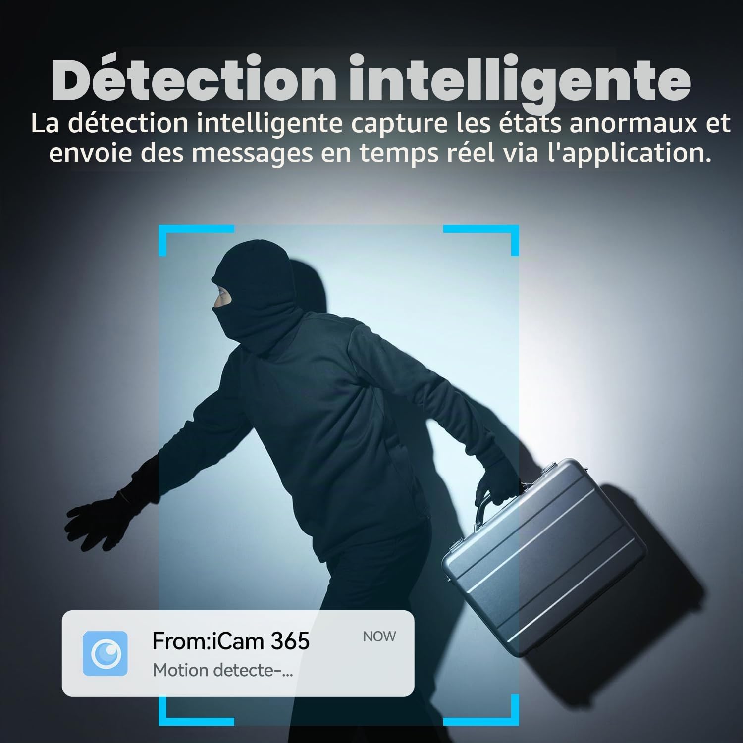 KKB Caméra Solaire 4G LTE sans WiFi avec vSIM Intégrée, Caméra Extérieure 2K avec Panneau Solaire 3W, Batterie 5200mAh, Vision Nocturne Couleur, Audio Bidirectionnel, IP65 Étanche