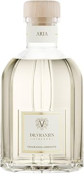 Dr. Vranjes - Aria Diffuser + Double Pack of White Sticks 3 Pieces Bundle - Luxury Home Fragrance, Made in Italy, Main Scent Fresh & Citrus, Lemon, Orange, Mint, White Musk 500 ml