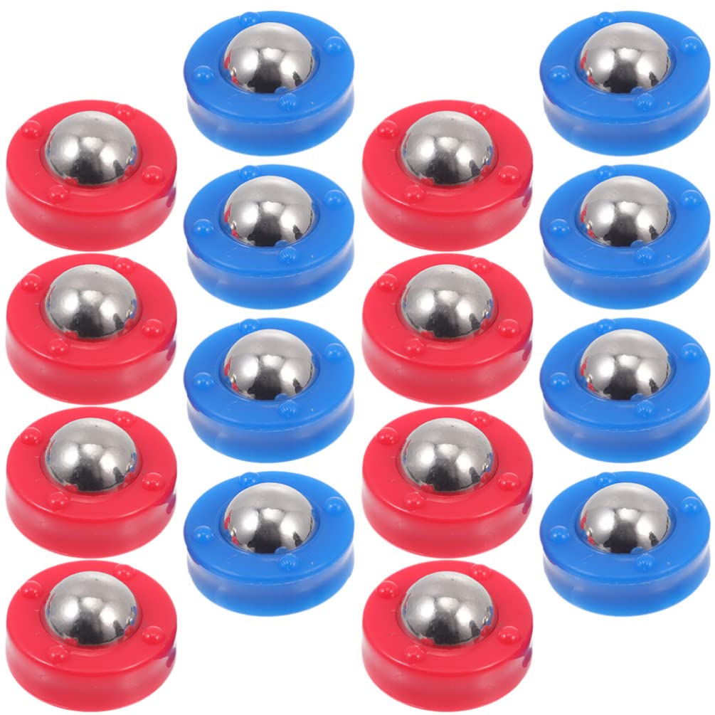 Desktop Accessories 2 Sets of Mini Shuffleboard Replacement Pucks Tabletop Equipment Rollers Set Table Soccer Game Rolling Beads Curling Rollers Shuffleboard Curling Accessories Desktop Toys