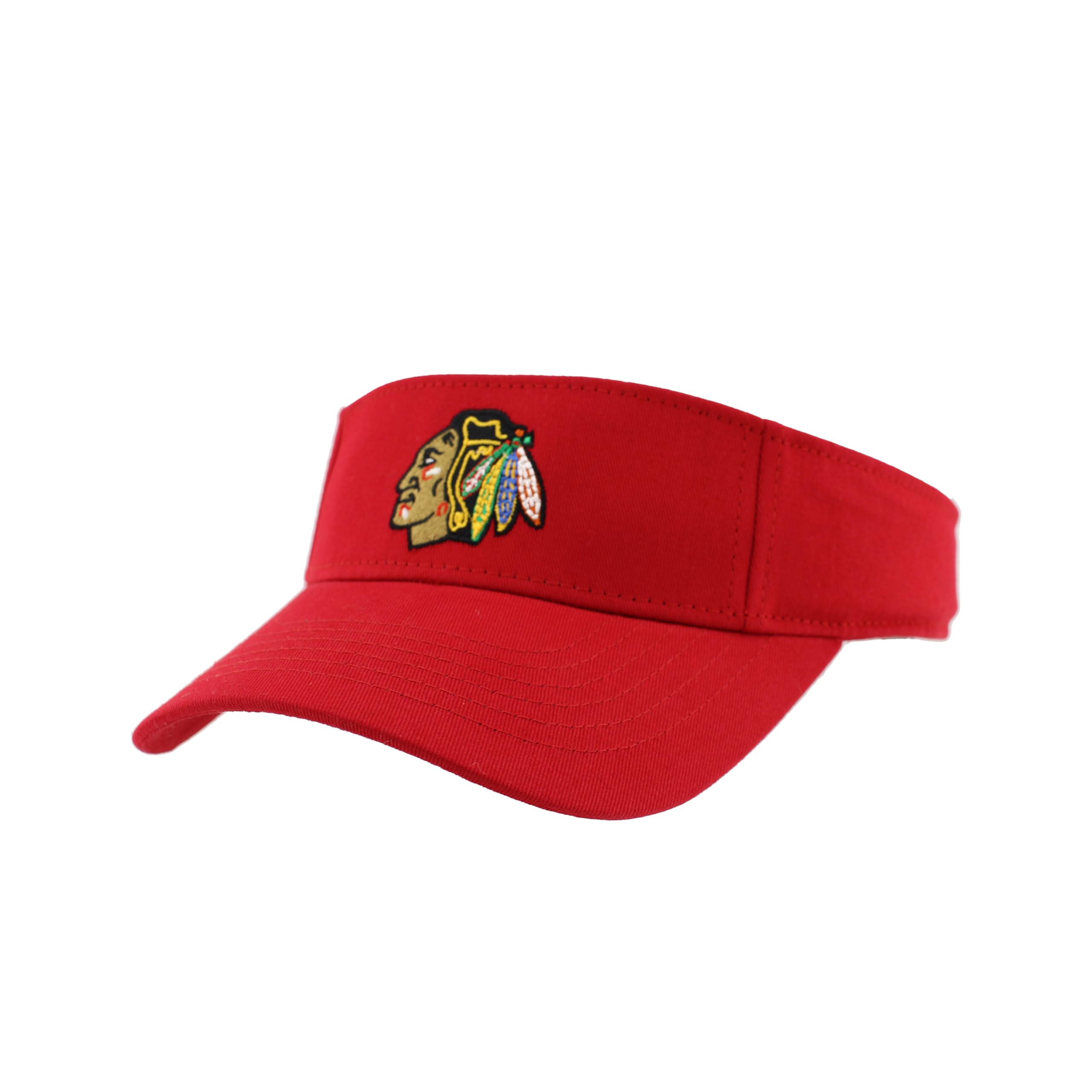 ZHATS NHL Unisex-Adult NHL Officially Licensed Visor Drill Icon Team Color