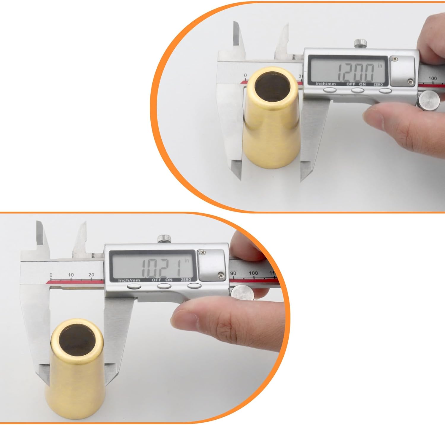 Geesatis Scratch Resistant Floor Protector Caps - 16 PCS Round Gold Furniture Legs, Copper Chair Foot Covers,Height 2.5 inch