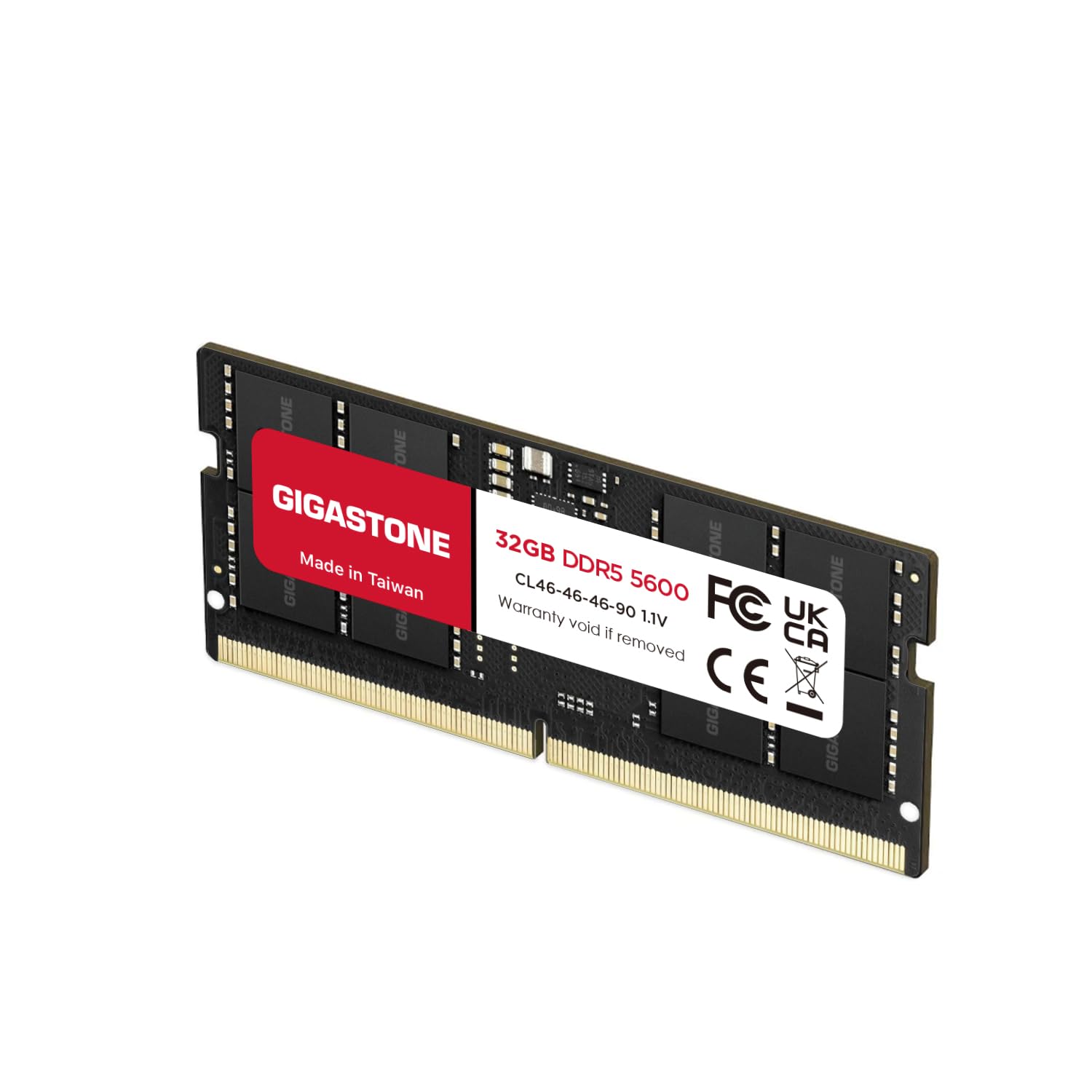 【DDR5 RAM Laptop Only】 GIGASTONE 32GB DDR5 5600MHz Laptop RAM – PC5-44800 CL46-46-46-90, 1.1V SODIMM 262-Pin Unbuffered Non-ECC High-Performance Notebook Memory Upgrade-picture-12
