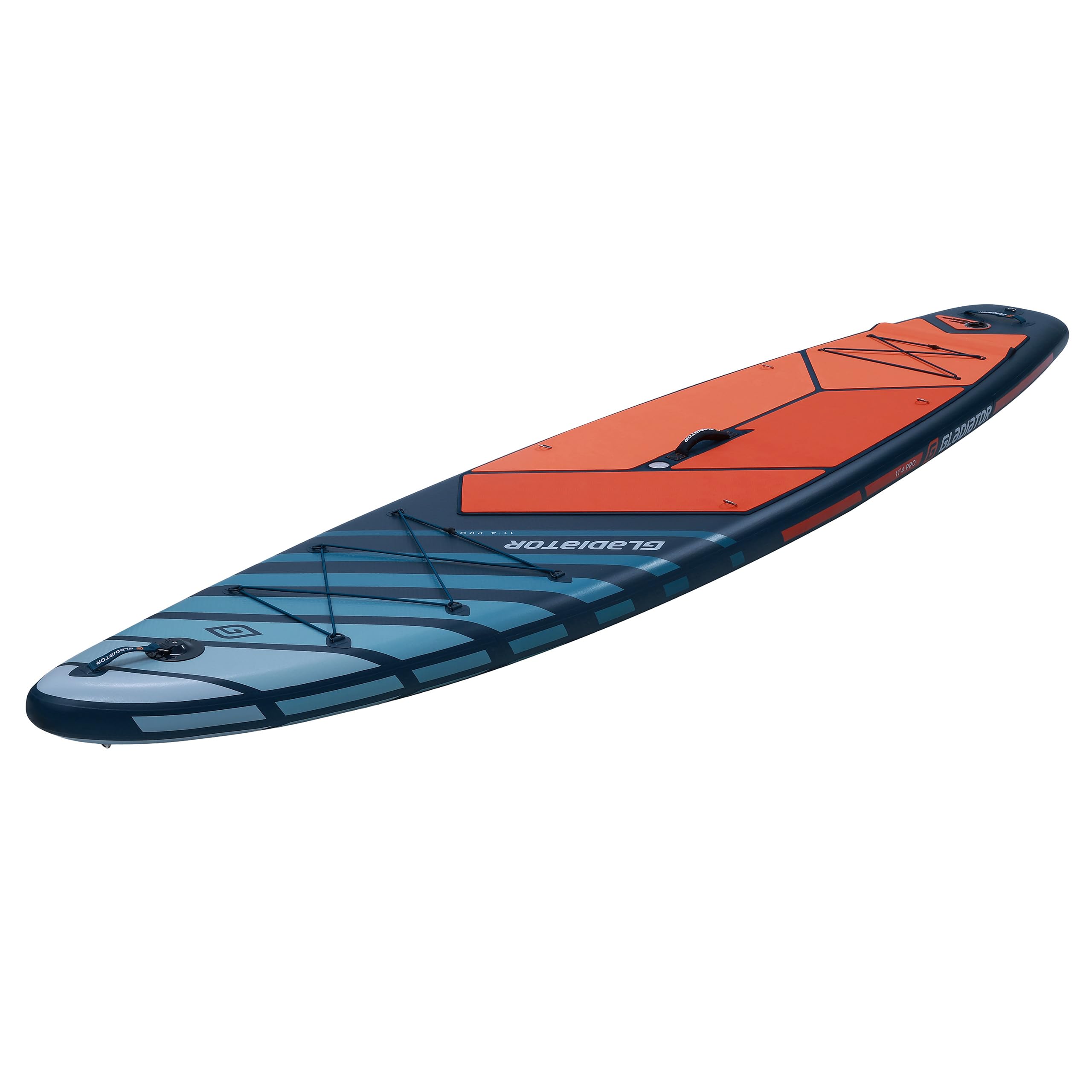 Gladiator PRO Touring SUP aufblasbar, Stand Up Paddle Board Set mit Carbon Paddel, Premium iSUP für Lange Touren, bis 26 PSI