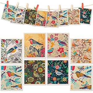 Lucomb 8 Pack Swedish Dishcloths for Kitchen, Reusable Soft Kitchen Towels Dish Cloths Set Absorbent Sponge Cleaning Washable Quick Drying Bar Hand Washing (Birds Flowers) Lucomb 8 Pack Swedish Dishcloths for Kitchen Reusable Soft Kitchen Towels Dish Cloths Set Absorbent Sponge Cleaning Washable Quick Drying Bar Hand Washing Birds Flowers