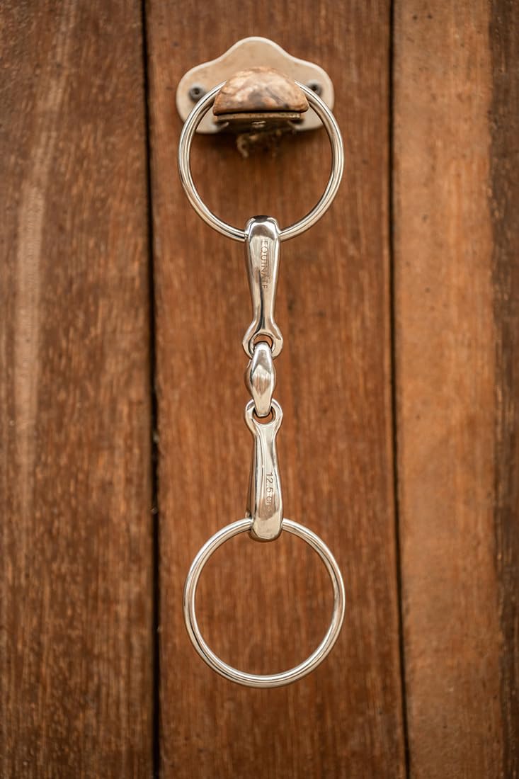 Equinate Pozione d'acqua in acciaio inox, 16 mm, doppia rottura, dentatura anatomica amichevole con azione delicata, incisione laser