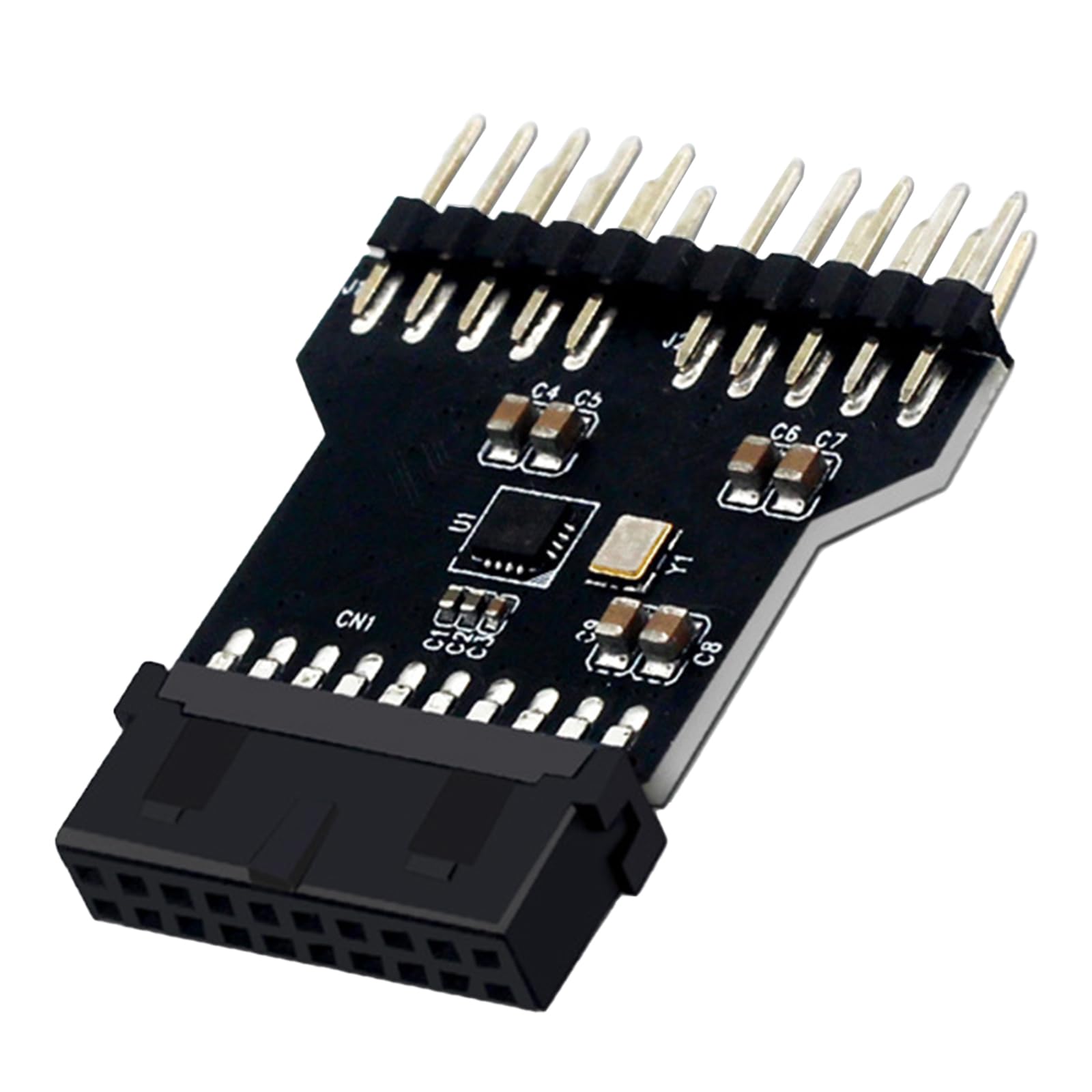 WLGQ USB 2.0 9-Pin auf USB 3.0 19/20 Pin Adapterkabel - Inte