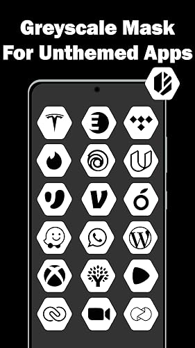 Hexagon White - Icon Pack
