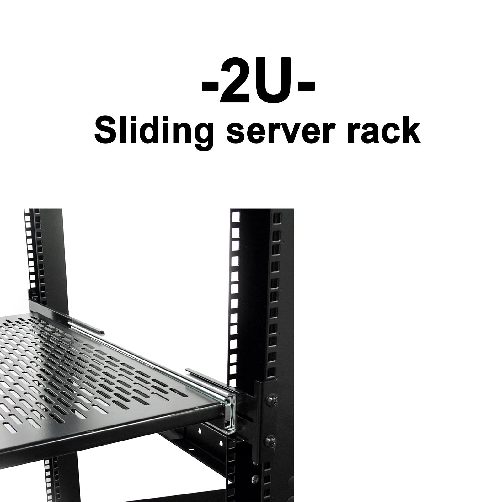 Buy 2U Sliding Server Rack MountAdjustable Installation Depthfor 19