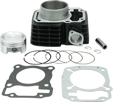 65.5mm Top End Rebuild Kit, Engine Parts, Big Bore Motorcycle Cylinder Kit for Honda XR150 CBF150 Upgrade CBF185 CBF200 XR185 XR200