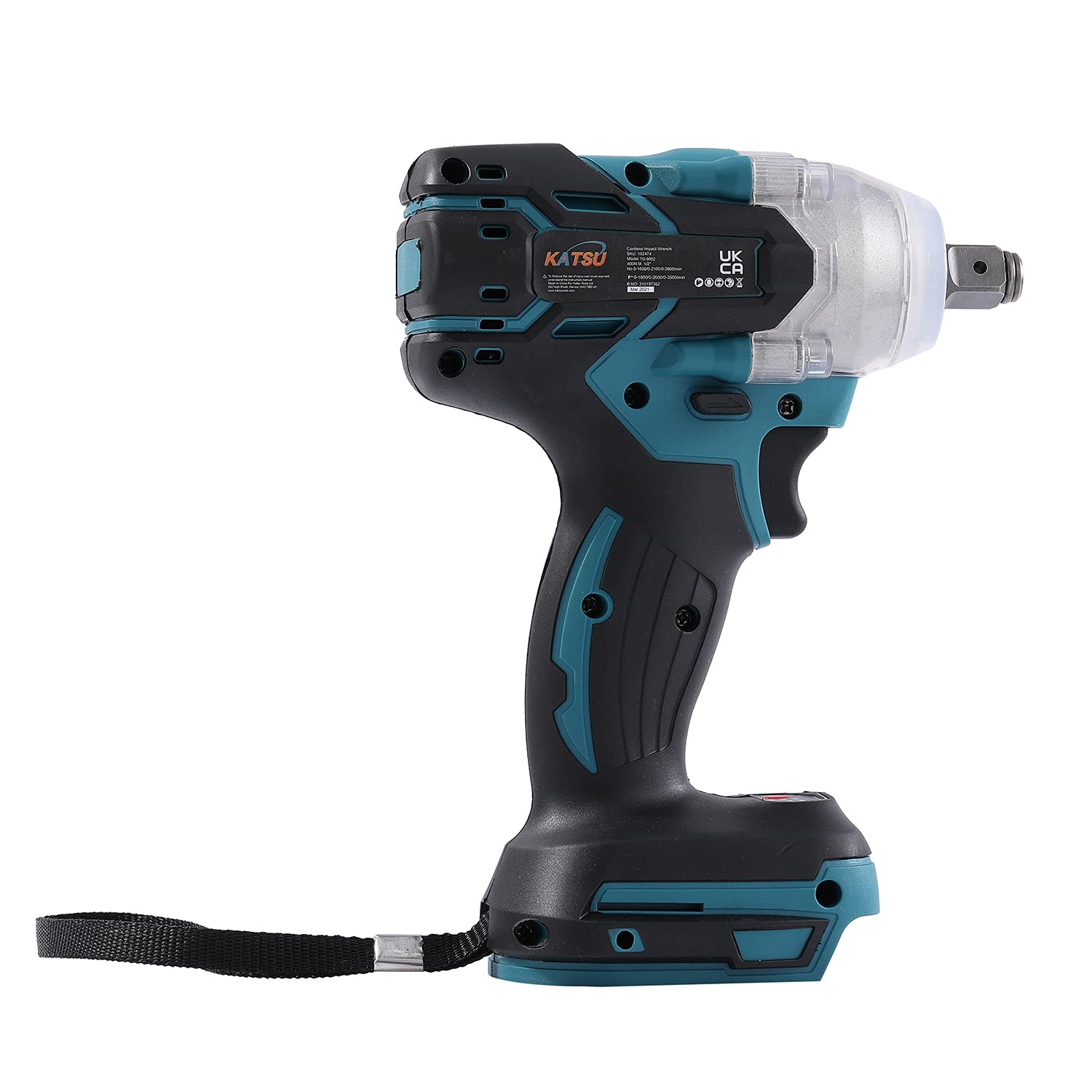 Avvitatore ad Impulsi a Batteria KATSU FIT-BAT 21V 400N.M 1/2" Senza Batterie (Solo Macchina) 102474